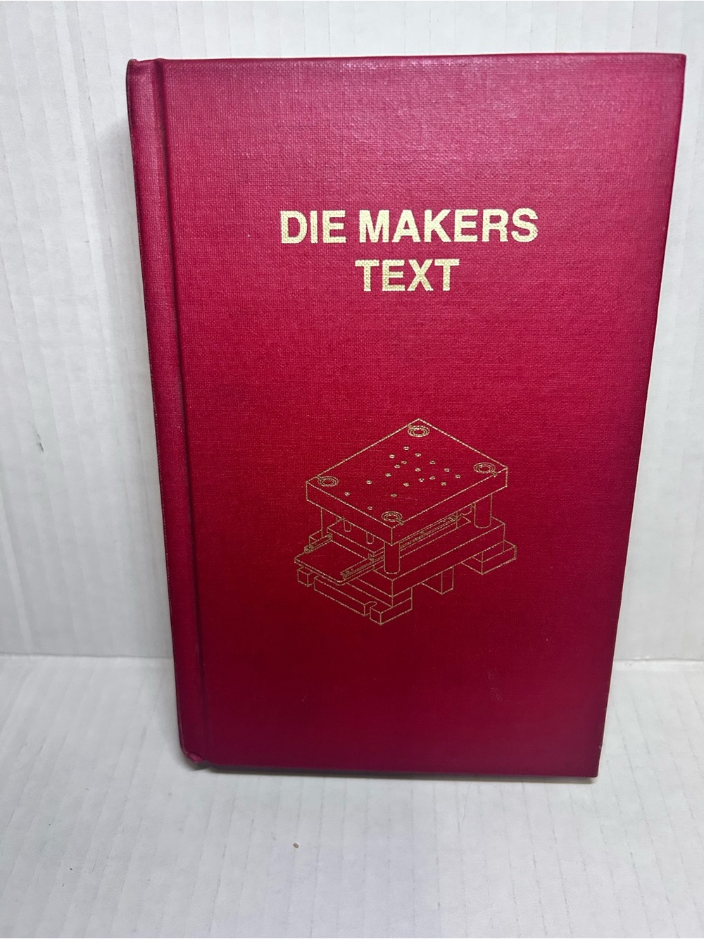 Die Makers Text Hardcover Book - Red